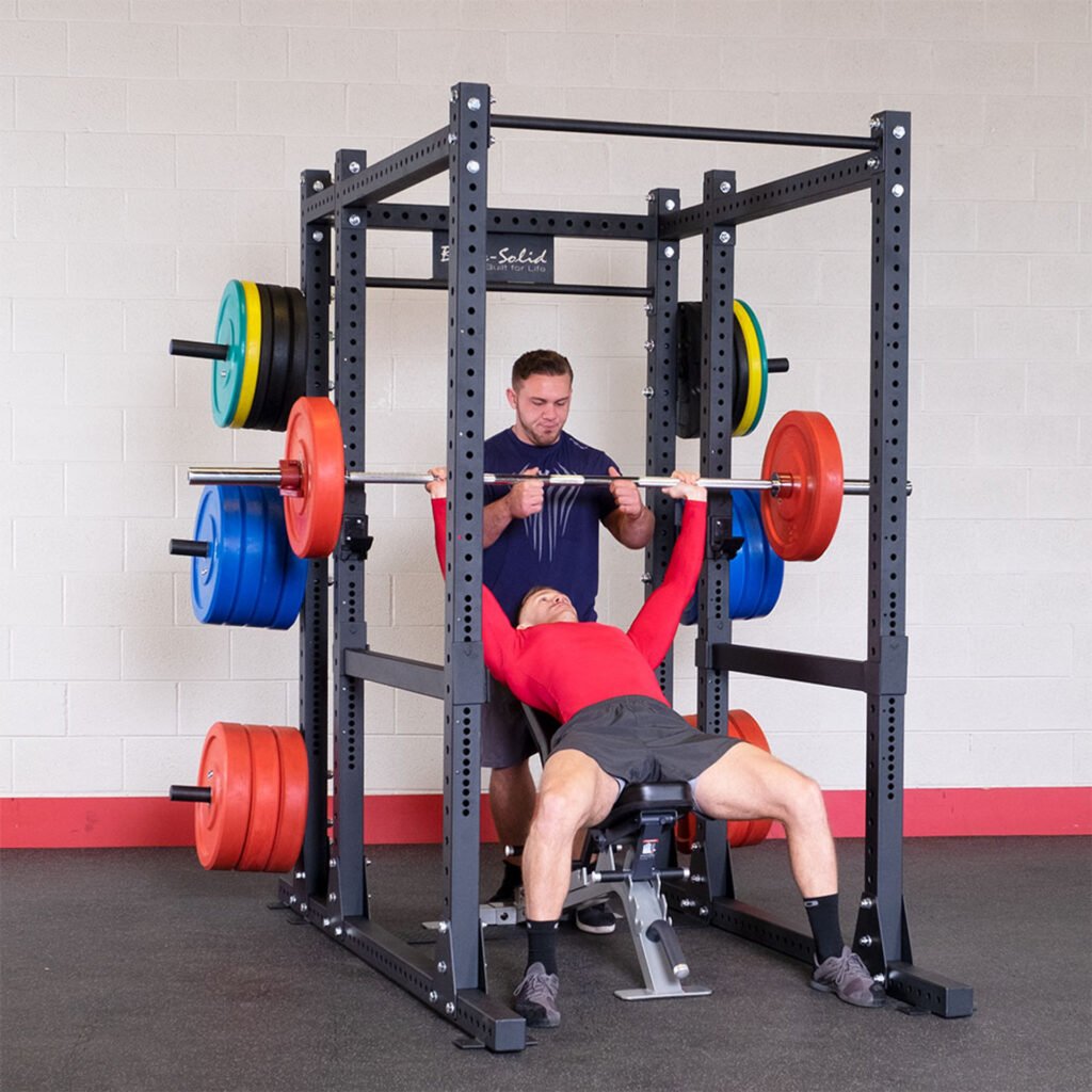 Body Solid Pro ClubLine SPR1000BACK Power Rack with Rear Extension