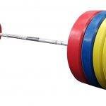 York 325 Pound Rubber Training Bumper Plate Set (Color)