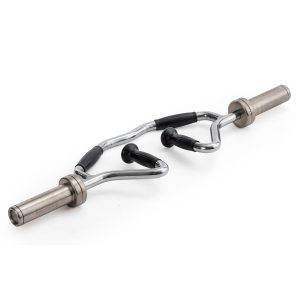 York Barbell International “Bi-Tri-Trap” Bar w/ Rubber Grips