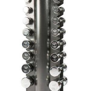 York 5 -25 Pound Chrome Dumbbell Club Pack