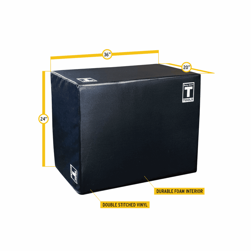 Body Solid BSTSPBOX Soft Sided Plyo Box