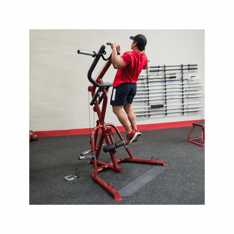 Body Solid GLGS100P4 Corner Leverage Gym Package