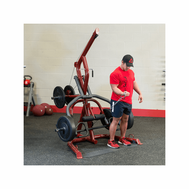 Body Solid GLGS100P4 Corner Leverage Gym Package