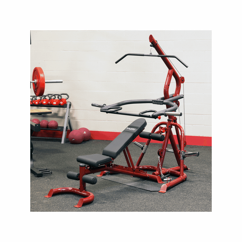 Body Solid GLGS100P4 Corner Leverage Gym Package