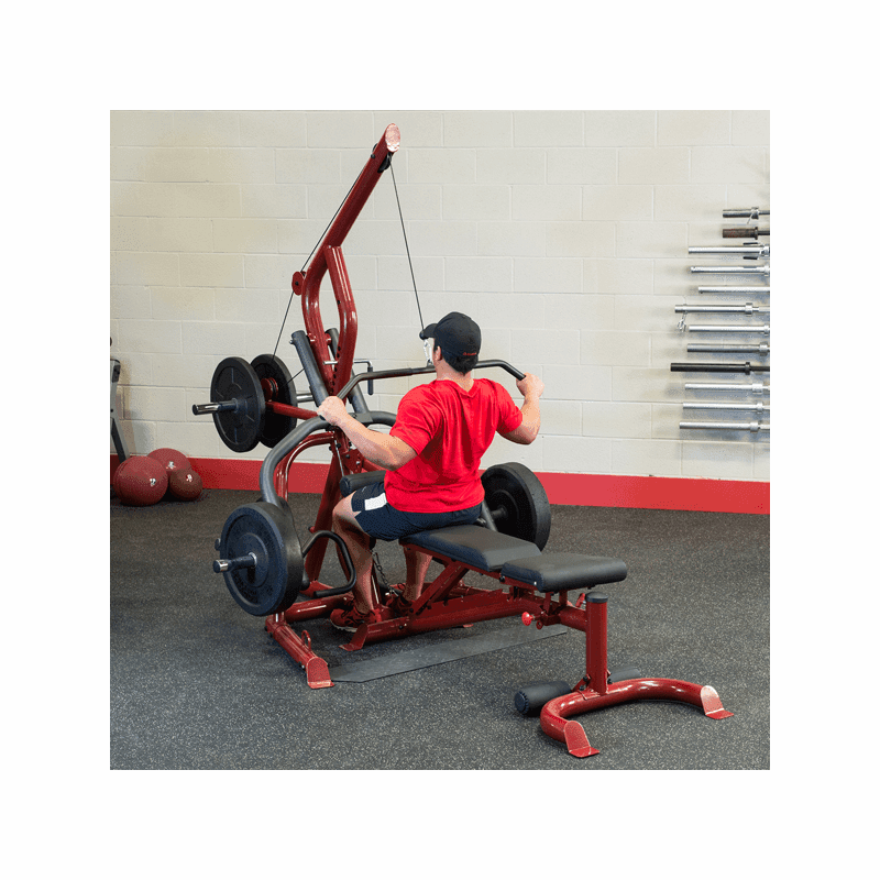 Body Solid GLGS100P4 Corner Leverage Gym Package