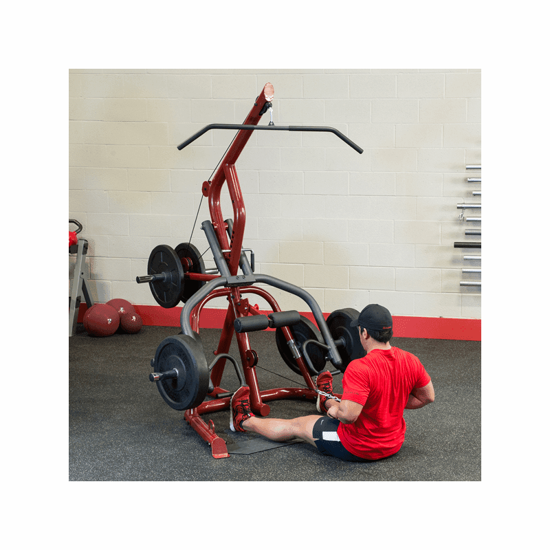 Body Solid GLGS100P4 Corner Leverage Gym Package