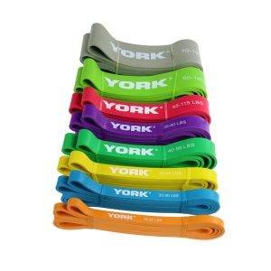 York Fitness Four Pack Medium Resistance Band Set