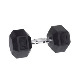 Body-Solid Rubber Hex Dumbbells