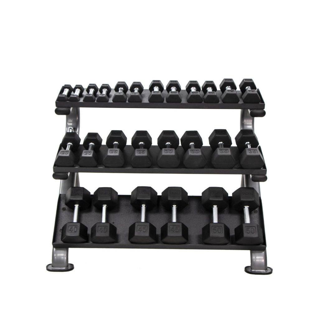 3 Tier Horizontal Dumbbell Rack