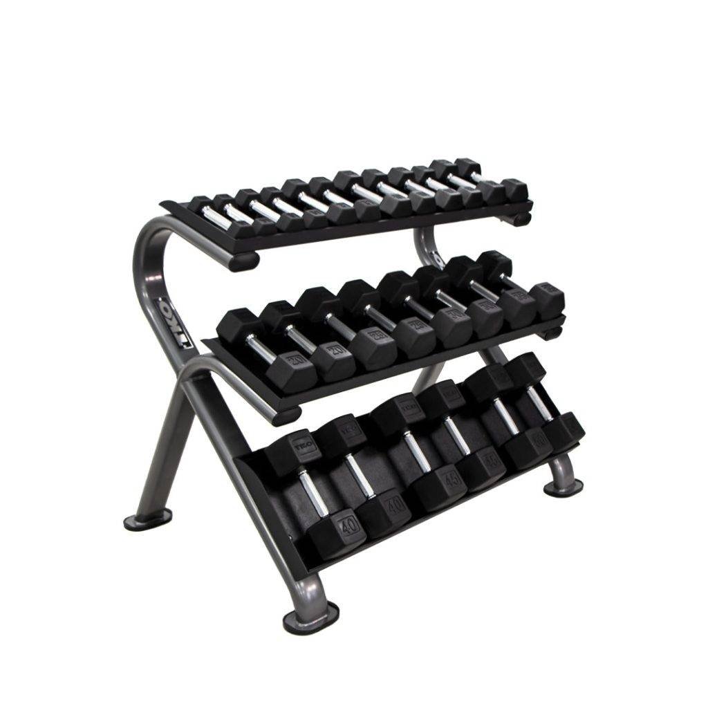 3 Tier Horizontal Dumbbell Rack