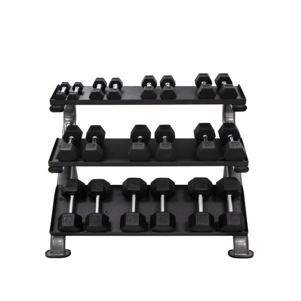 3 Tier Horizontal Dumbbell Rack