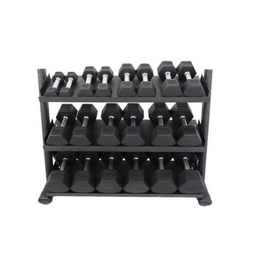 3 Tier Shelf Dumbbell Rack