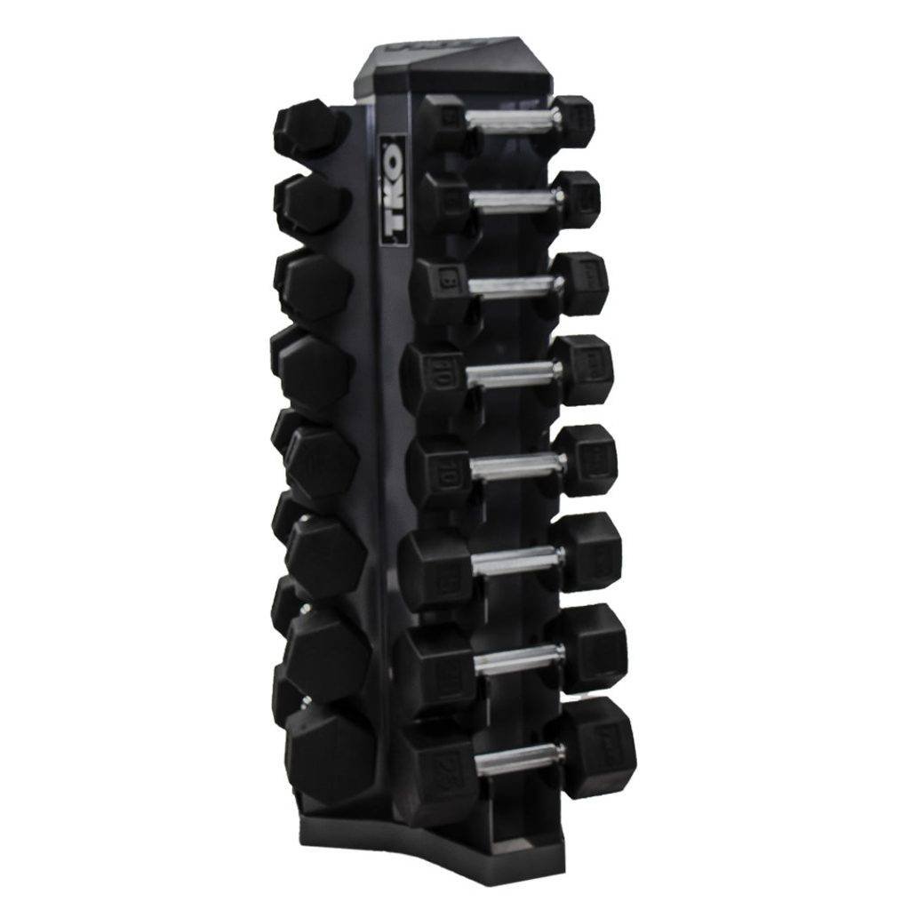 8 Pair Vertical Dumbbell Rack