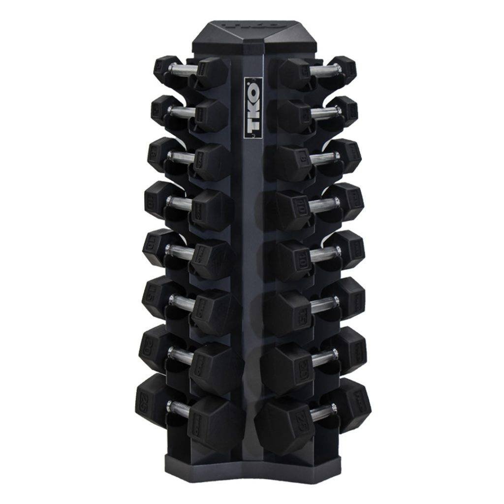 8 Pair Vertical Dumbbell Rack