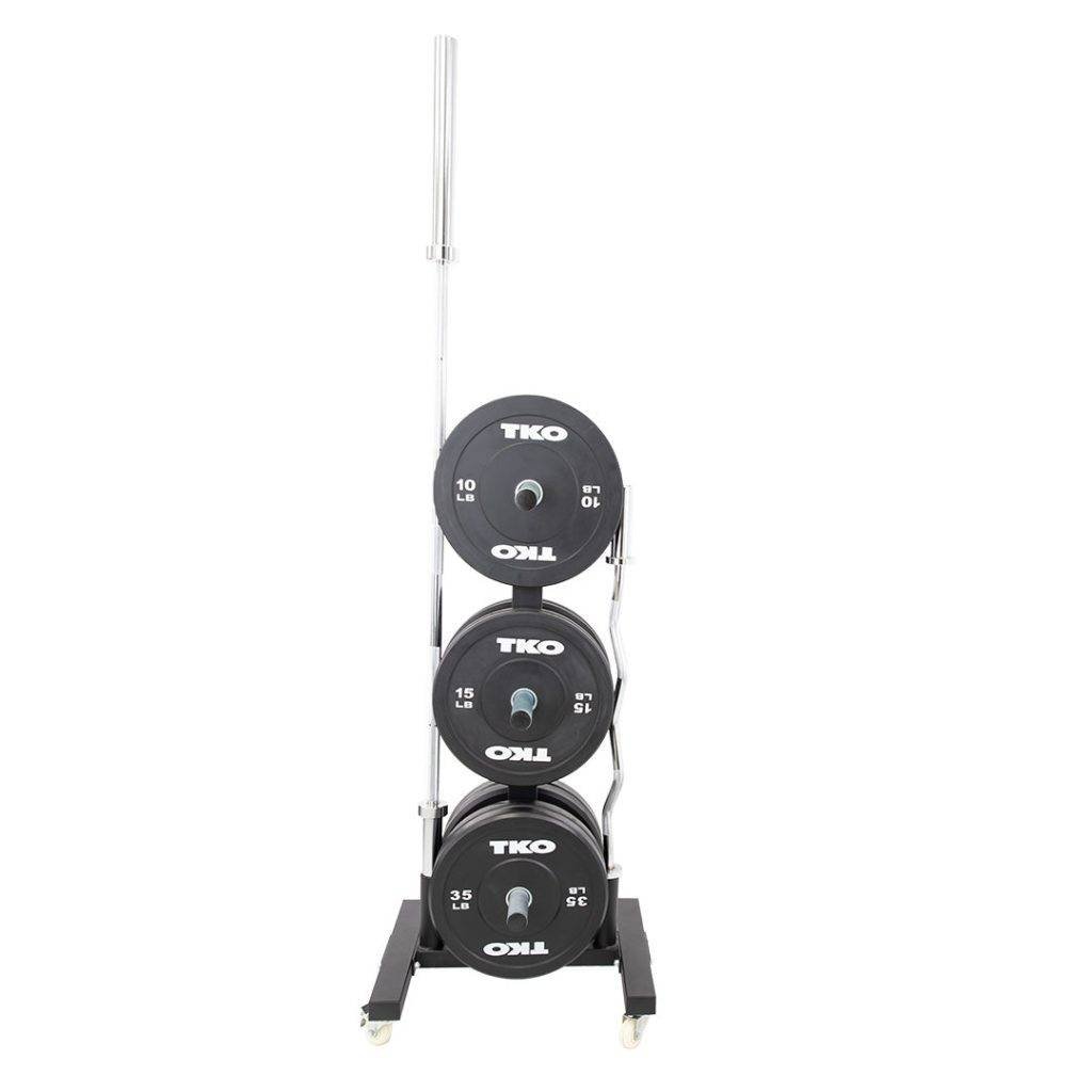 Bumper Plate Rack W/Wheels