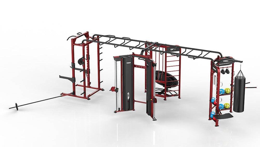 TKO Functional Trainer + Boxing + Rebounder + Power Rack Station