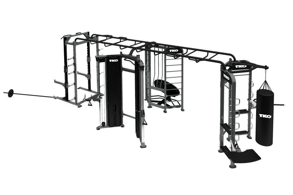 TKO Functional Trainer + Boxing + Rebounder + Power Rack Station