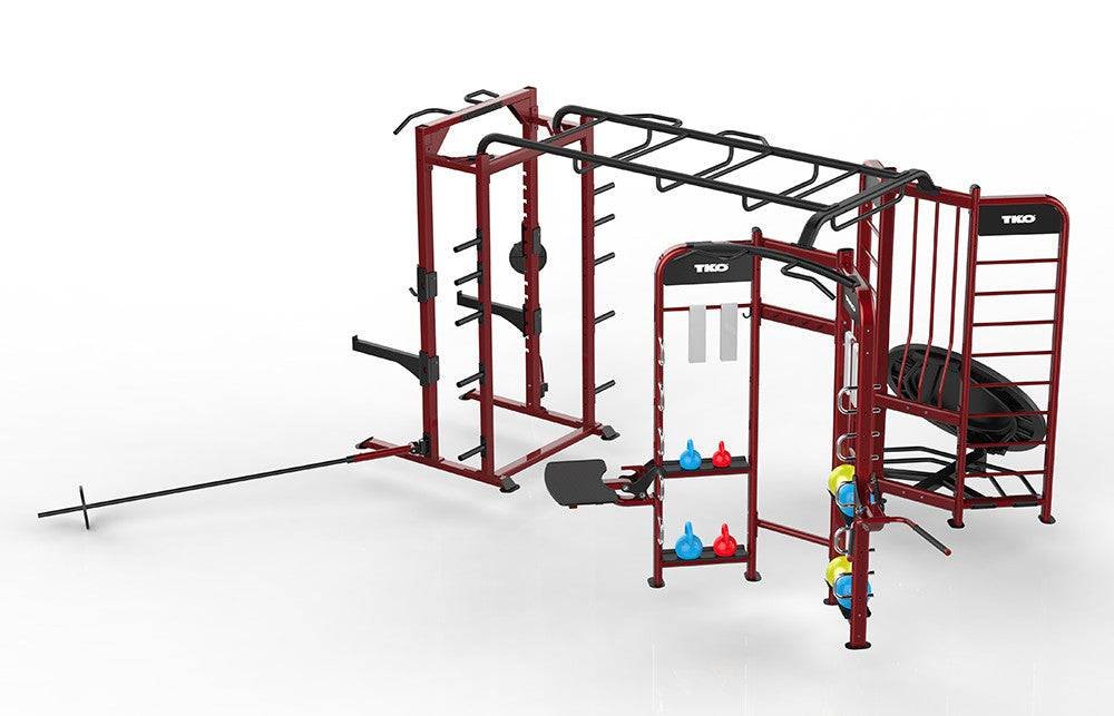 TKO Stretching + Rebounder + Power Rack Station