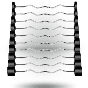 York Rubber Fixed Pro Curl Barbell Set
