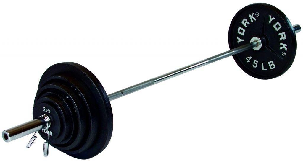 York Barbell 300 Pound Deep Dish Olympic Weight Plate Set