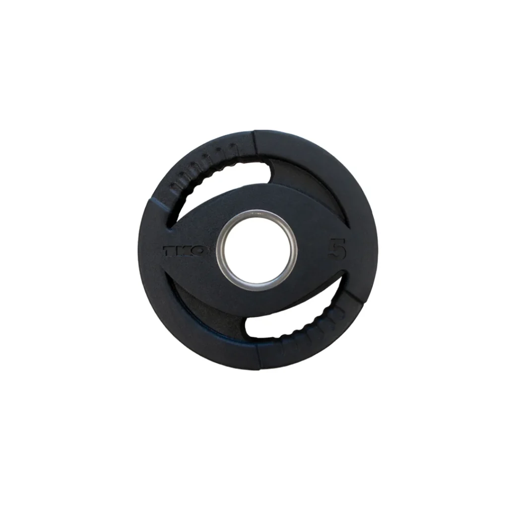 TKO 445 Pound Olympic Rubber Plate Set