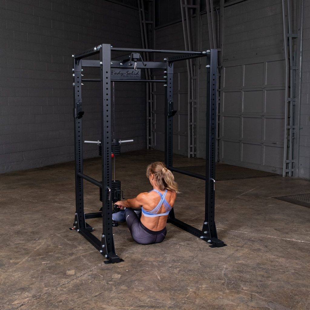 Body-Solid Power Rack + Functional Trainer Package