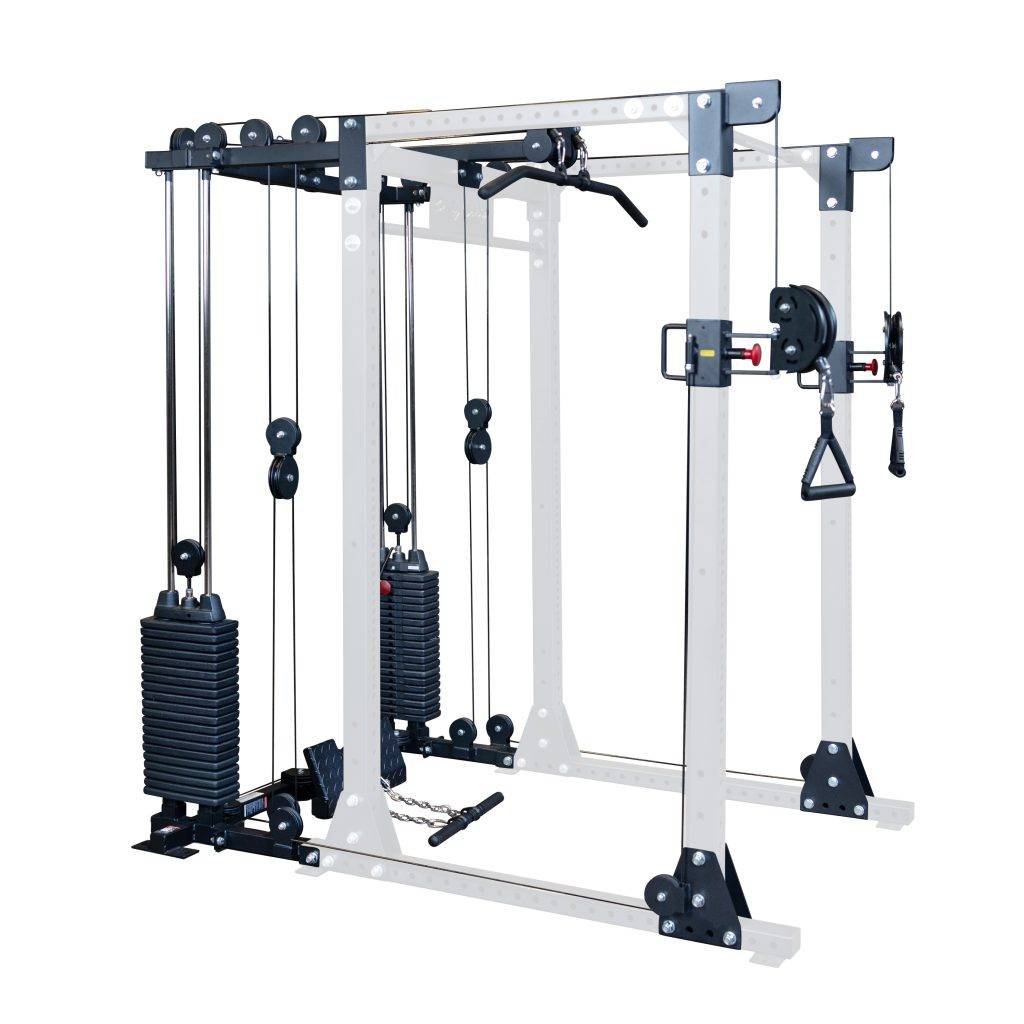Body-Solid Power Rack + Functional Trainer Package