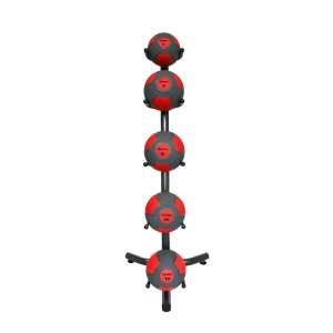TKO 4-12 Pound Med Ball Set w/ 5 Ball Rack