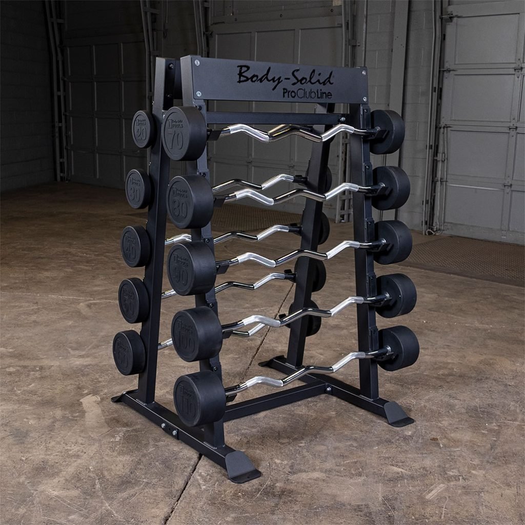Pro ClubLine SBBR100 Fixed Weight Barbell Rack