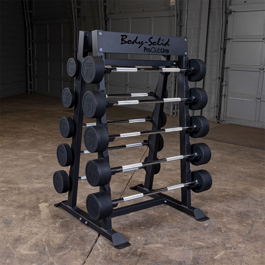 Pro ClubLine SBBR100 Fixed Weight Barbell Rack