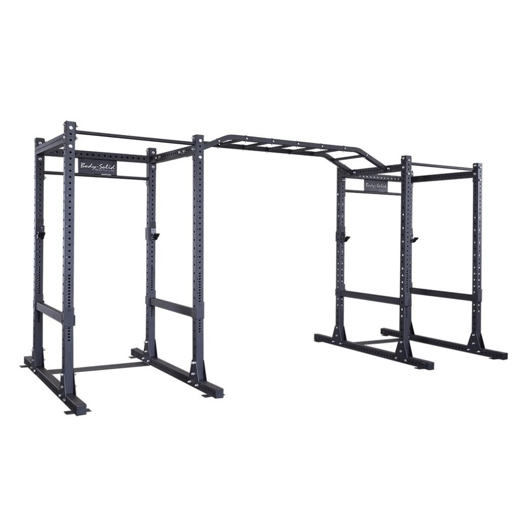 Pro ClubLine SPR1000DB Double Power Racks with Monkey Bars