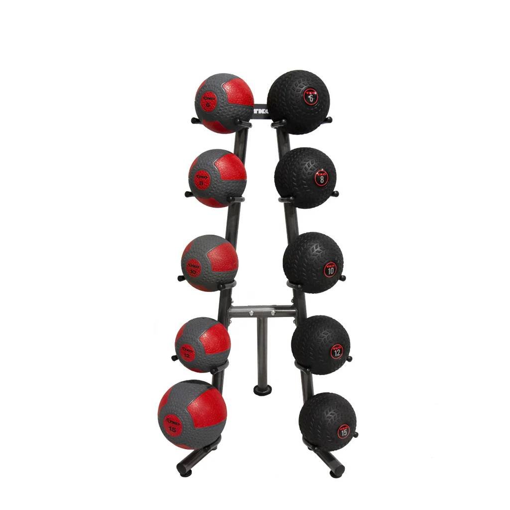 TKO Medicine Ball 10 Pack with Rack