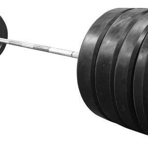 York Barbell 160kg Rubber Training Bumper Plate Set
