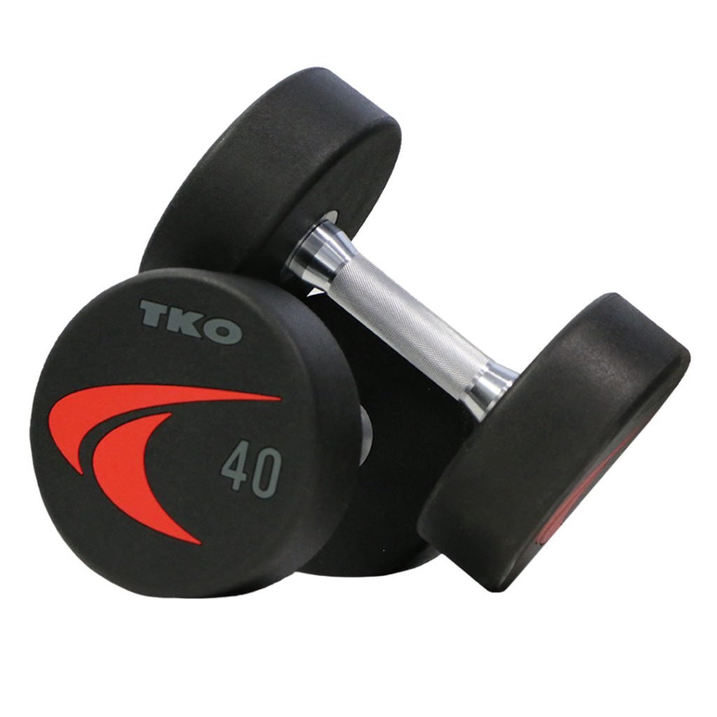 TKO 105-150 Pound Signature Urethane Dumbbell Set