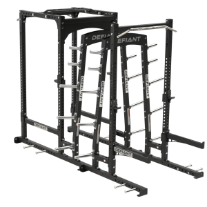 Defiant Strength Power Half Rack Combo w/Dual Storage DS-904PHR