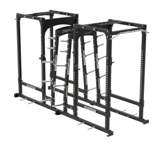 Defiant Strength Power Rack Combo w/Dual Storage DS-905DDPR