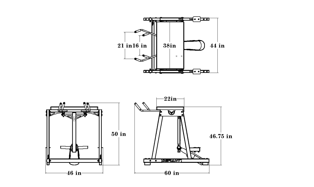 Defiant Strength Reverse Hyperextension DS-921