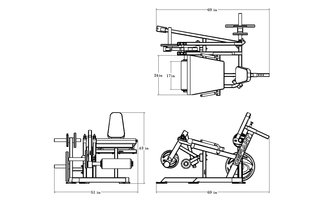 Defiant Strength Leg Extension DS-923