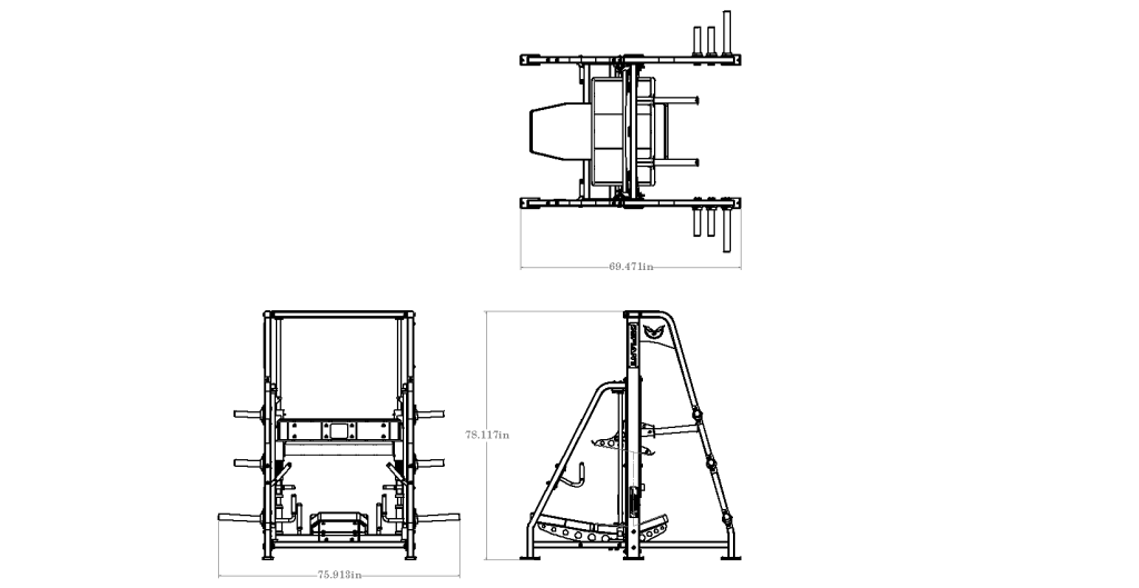 Defiant Strength Vertical Leg Press DS-931