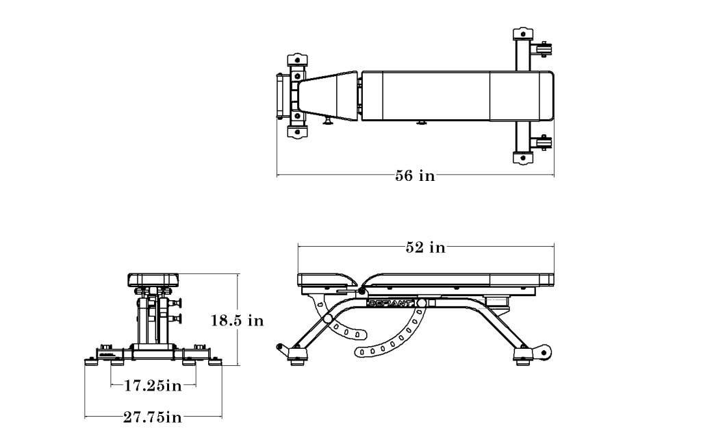 Defiant Strength 3-Way Adjustable Bench