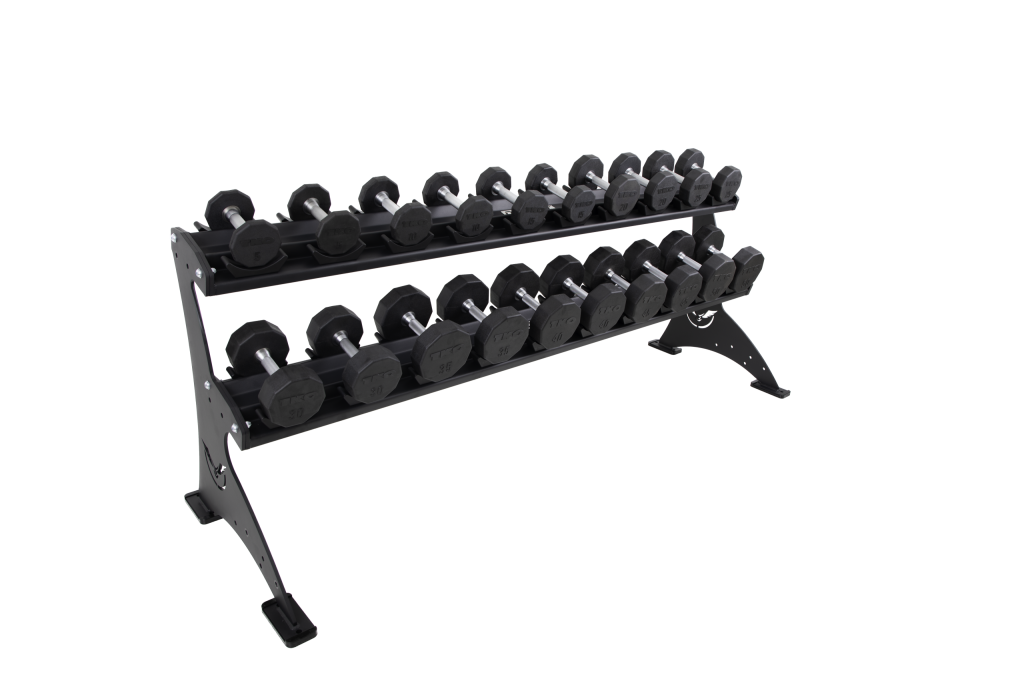 Defiant Strength 2 Tier Adjustable Saddle Rack