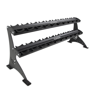 Defiant Strength 2 Tier Adjustable Saddle Rack