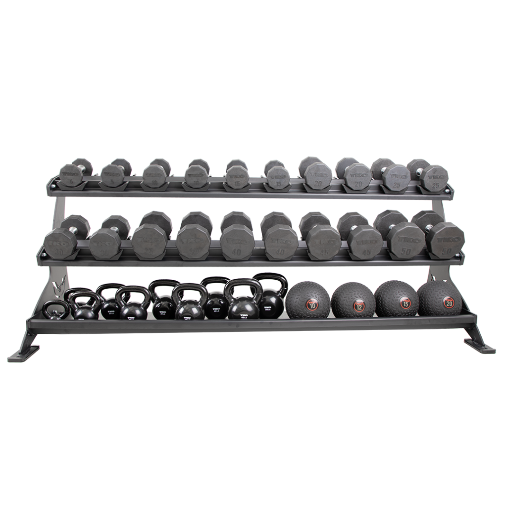 Defiant Strength 3 Tier Adjustable Tray Rack