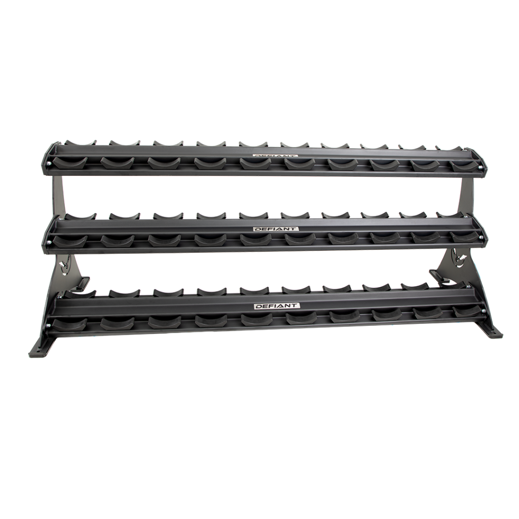 Defiant Strength 3 Tier Adjustable Saddle Rack