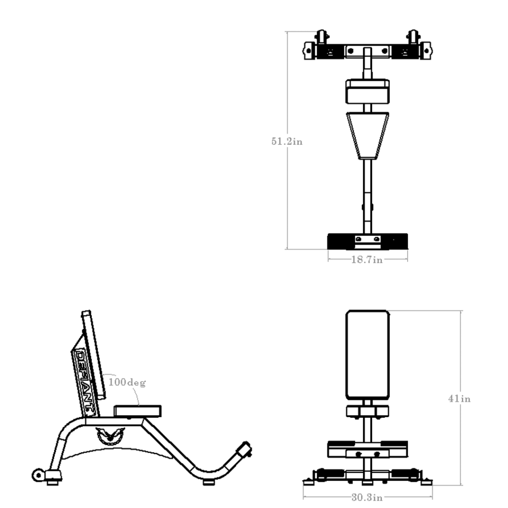 Defiant Strength Seated Utility Bench